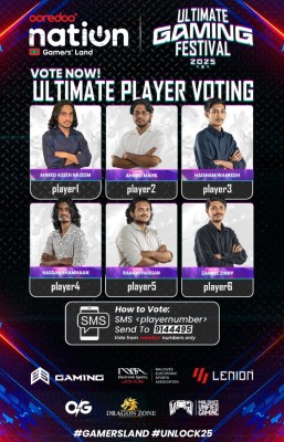 އުރީދޫ ނޭޝަންގެ އަލްޓިމޭޓް ޕްލޭޔާ ހޮވަން މިހާރު ވޯޓު ލެވޭނެ