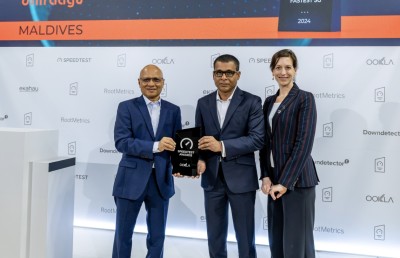 ރާއްޖޭގެ އެންމެ ހަލުވި 5ޖީ ނެޓްވޯކުގެ އެވޯޑު ދިރާގަށް