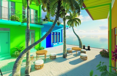 ފްލޯޓިން ސިޓީގެ ގެތަކެއް ބައިސަން މޯލްޑިވްސްއަށް