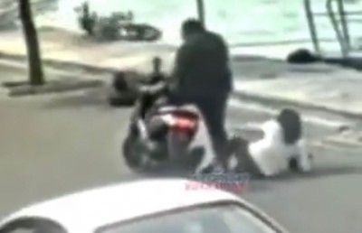 މާލޭގައި އެކްސިޑެންޓެއް ހިނގައި ސައިކަލު ފަޅު ތެރެއަށް