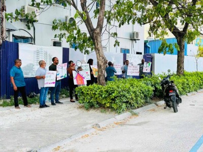 ޖާހު ކުންފުނިން ތަރައްޤީކުރާ ފްލެޓްތަކުގެ މަސައްކަތް ލަސްވުމާ ގުޅިގެން އިހުތިޖާޖުކޮށްފި