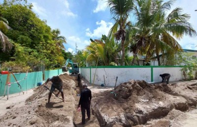 ހަންޏާމީދޫ ފެން ހޮޅީގެ މައި ނެޓްވޯކުގެ މަސައްކަތް ނިމިއްޖެ