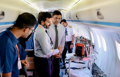 އެއާ އެމްބިއުލާންސުން 1،000 ބަލިމީހުން އުފުލި: އަމީން