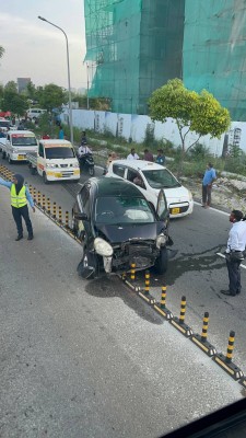 ހުޅުމާލޭގައި ހިނގި އެކްސިޑެންޓެއްގައި ޓެކްސީ ޑްރައިވަރަކު މަރުވެއްޖެ