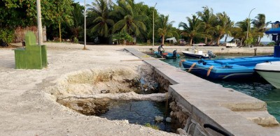 ބ. މާޅޮހު ބަނދަރު މަރާމާތުކުރުމުގެ މަސައްކަތް ލަސްވެ ރައްޔިތުން ރަތަށް