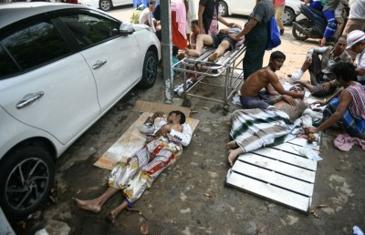 ބިންހެލުމުގައި ބިމާ ހަމަވި މިއަންމާއަށް ވިއްސާރަވެ ހާލަތު އިތުރަށް ގޯސްވެއްޖެ