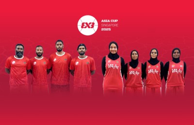 ރާއްޖެއާ އެކު 3 އޮން 3 އޭޝިއާ ކަޕް ކޮލިފައިން ފަށައިފި