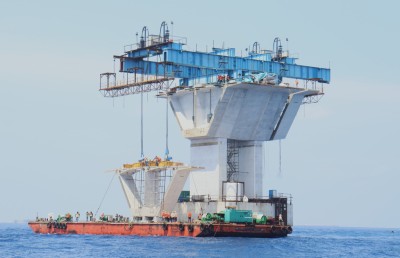 ތިލަމާލެ ބުރިޖް މަޝްރޫއުގައި ބޮޑު ކާމިޔާބެއް؛ ދުނިޔޭގެ އެންމެ އުސް ޕްރީކާސްޓް ސެގްމަންޓް ބަހައްޓައިފި