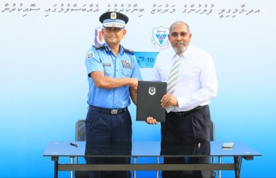 ގާސިމްގެ ހިލޭ އެހީގައި މާމިގިލީގައި ފުލުހުންގެ މަރުކަޒެއް އިމާރާތްކުރަން ސޮއިކޮށްފި