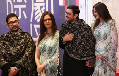 އާމިރް އޭނާގެ އާ ލޯބިވެރިޔާ ގޮވައިގެން ފުރަތަމަ ފަހަރަށް އިވެންޓަކަށް ހިނގައްޖެ