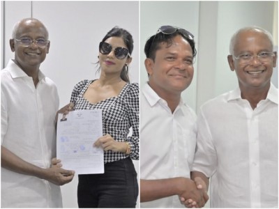 ފަރީލާއާއި ސޮބާ އެމްޑީޕީއަށް ސޮއިކޮށްފި