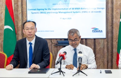 18 ރަށެއްގައި ބެޓެރީ އެނާޖީ ސްޓޯރޭޖް ސިސްޓަމް ބަހައްޓަން ހަވާލުކޮށްފި