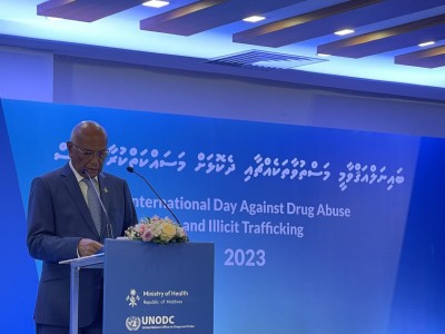 މަސްތުވާތަކެއްޗާ ދެކޮޅަށް ކުރާ މަސައްކަތަށް ކުރިއެރުން ލިބުނީ ސިއްހީ ނަޒަރަކުން ބެލުމުން: ނަސީމް