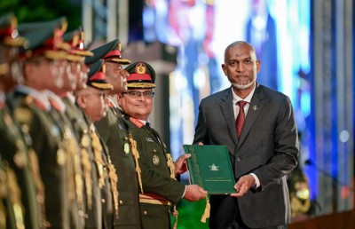 ދިވެހި ސިފައިންގެ އެއާ ފޯސް އާއި ނޭވީ އަދި އާމީއެއް އުފައްދާނަން: ރައީސް