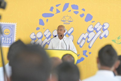 ވިސްނުންތެރިކަަމާއެކު ވޯޓު ނުލައިފިނަަމަ ދާނީ އަނިޔާވެރިކަމުގެ ތެރެއަށް: ރައީސް