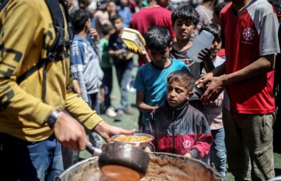 ޣައްޒާގައި ކައްކައިގެން ކާންދޭން ބޭނުންވާ ތަކެތި ހުސްވެއްޖެ: އދ