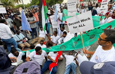 މަސައްކަތްތެރިންގެ ހައްގުގައި ޔޫނިއަންތަކުން އަޑުއުފުލައިފި