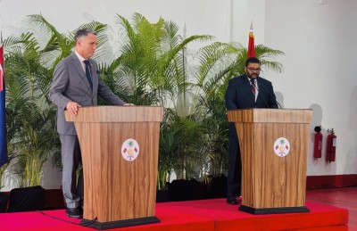 އޮސްޓްރޭލިއާއިން ރާއްޖެއަށް ގާޑިއަން ކްލާސް ޕެޓްރޯލް ބޯޓެއް ހަދިޔާކުރަނީ