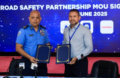 މަގުމަތީގެ ރައްކާތެރިކަމުގެ ކެމްޕޭންގައި 3 ކުންފުންޏަކާ އެކު ސޮއިކޮށްފި