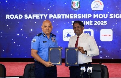 މަގުމަތީގެ ރައްކާތެރިކަމުގެ ކެމްޕޭންގައި 3 ކުންފުންޏަކާ އެކު ސޮއިކޮށްފި