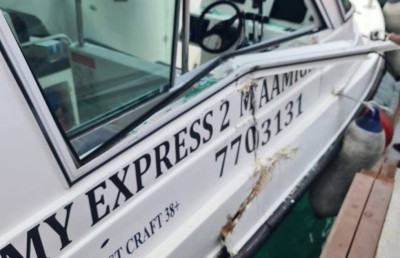 ލޯންޗަކާއި ޓަގެއް ޖެހި އެކްސިޑެންޓުވެ، މީހަކަށް އަނިޔާވެއްޖެ