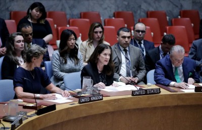 ޣައްޒާގައި ހަމަލާތައް ހުއްޓާލަން ގޮވާލާ ގަރާރު އެމެރިކާއިން ވީޓޯކޮށްފި