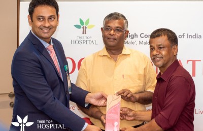 ލޭ ހަދިޔާ ކުރުމުގެ ދުވަސް ފާހަގަކުރުމަށް ޓްރީ ޓޮޕް ހޮސްޕިޓަލާއި އިންޑިއަން ހައިކޮމިޝަންގެ ހާއްސަ ހަރަކާތެއް