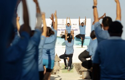 500 މީހުންނާ އެކު މި އަހަރުގެ ޔޯގާ ދުވަސް ރާއްޖޭގައި ފާހަގަކޮށްފި