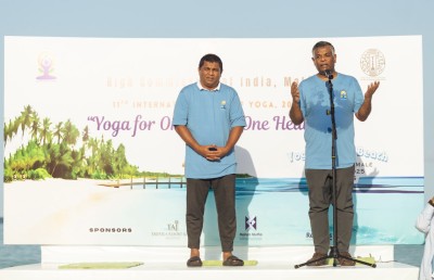 500 މީހުންނާ އެކު މި އަހަރުގެ ޔޯގާ ދުވަސް ރާއްޖޭގައި ފާހަގަކޮށްފި