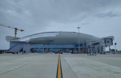 ހަނިމާދޫ އެއާޕޯޓުގެ 88 ޕަސެންޓް ނިމިއްޖެ، އަންނަ ސެޕްޓެމްބަރަށް އެއްކޮށް ނިމޭނެ: މުއްތަލިބު