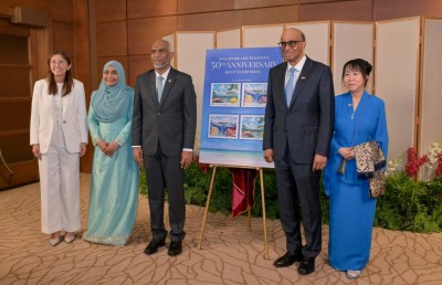 ސިންގަޕޫރަކީ ނަމޫނާއެއްގެ ގޮތުގައި ރާއްޖެއިން ބަލާ ގައުމެއް، ގުޅިގެން ކުރިއަށް ދާން ތައްޔާރު: ރައީސް