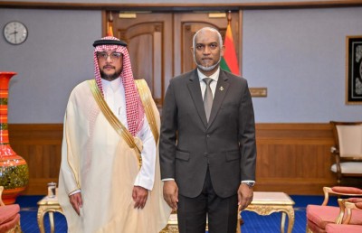 ސައުދީ އަރަބިއްޔާގެ އާ ސަފީރުގެ ފަތްކޮޅު އަރުވައިފި