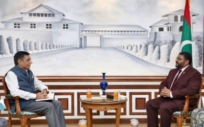 އިންޑިއާ ސަފީރާއި ޣައްސާންގެ ބައްދަލުވުމެއް، ދިފާއީ ދާއިރާއާ ގުޅުންހުރި މަޝްވަރާތަކެއް