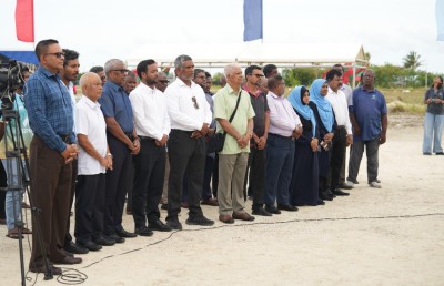 ކުޑަހުވަދޫގައި އާރުސީސީން ހަދާ ފްލެޓްތަކުގެ މަސައްކަތް ފަށައިފި