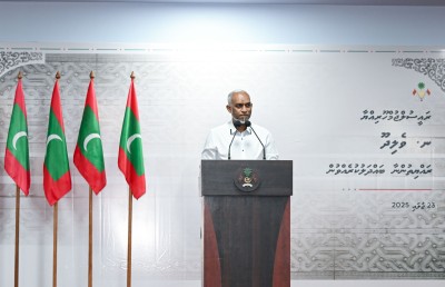 ސިޔާސީ އޮއިވަރަކީ ގައުމީ ލޯބީގެ ކުރިމަތީގައި އެއްވެސް މާނައެއް ހުރި އެއްޗެއް ނޫން: ރައީސް