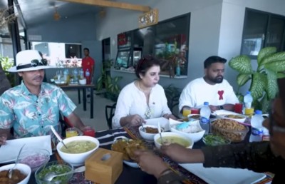 ރަތް ލިބާހުގައި ފަރާ މިފަހަރު ގެނެސްދިނީ ދިވެހި ރަހައެއް