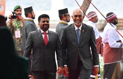 ލަންކާގެ ރައީސަށް ރަސްމީކޮށް މަރުހަބާ ދަންނަވައިފި