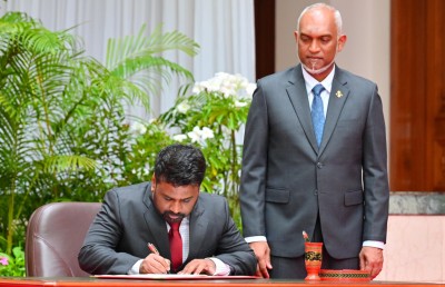 ލަންކާގެ ރައީސަށް ރަސްމީކޮށް މަރުހަބާ ދަންނަވައިފި