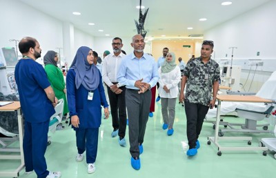 ހުޅުމާލެ ހޮސްޕިޓަލަށް އިތުރުކުރި 30 އެނދުގެ ޑައިލިސިސް ސެންޓަރު ހުޅުވައިފި