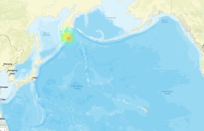 ރަޝިޔާ ކައިރިއަށް 8.7 މެގްނިޓިއުޑްގެ ބިންހެލުމެއް؛ ސުނާމީގެ އިންޒާރު ނެރެފި