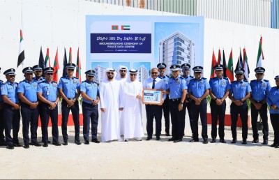 ހުޅުމާލެ 2 ގައި ހަދާ ފުލުހުންގެ ޑާޓާ ސެންޓަރުގެ ބިންގާ އަޅައިފި