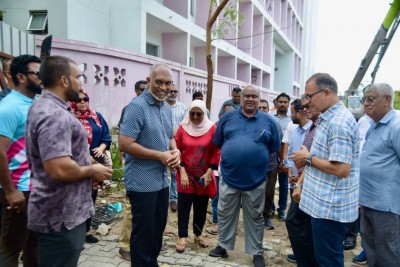 ހިރިޔާ ސްކޫލުގެ އުތުރުން ހަދާ މަގު، ރައީސް ބައްލަވައިލައްވައިފި