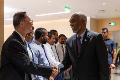 ރައީސް ފުރަތަމަ ފުރަމާނަ ދަތުރުފުޅުގައި ޗައިނާއަށް ފުރައިވަޑައިގެންފި