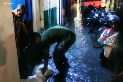 ވިއްސާރަވެ، މިރޭ ވެސް މާލޭގެ ބައެއް ގެތަކުގައި ފެންބޮޑުވެއްޖެ