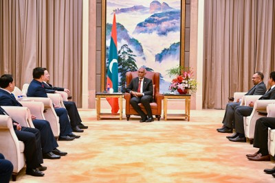 ޗައިނާއަކީ ރާއްޖޭގެ ޓޫރިޒަމްގެ އެއްވަނަ މާކެޓަށް ހަދައިދޭން ރައީސް އެދިވަޑައިގެންފި