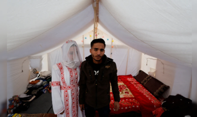 ހަނގުރާމައާ ހެދި ހުވަފެން ފެނަށް، ޣައްޒާގެ މި ދެ މީހުންގެ ކައިވެނި ރެފިއުޖީ ކޭމްޕުގައި