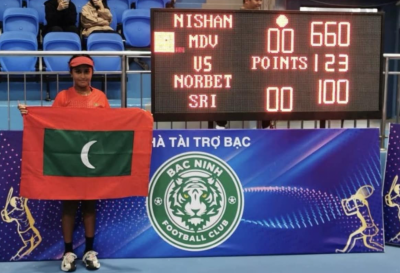 ނަބާއަށް ޗެމްޕިއަންކަން، ރާއްޖެއަށް ތާރީޚީ ކާމިޔާބެއް