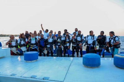 މަސްވެރިން 'ރެސްކިއު ޑައިވަރުން'ގެ ގޮތުގައި ތަމްރީނުކުރުމުގެ މަސައްކަތް ފަށައިފި