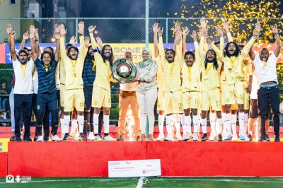 ގޯލްޑަން ފުޓްސަލް ޗެލެންޖްގެ ޗެރިޓީ ޝީލްޑު ހޯދީ ގަމުން