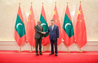 ޝީޖިންޕިންއާ ބައްދަލު ކުރެެއްވުމަށް ފަހު ޗައިނާ އާއި ރާއްޖޭގެ ގުޅުމަށް ރައީސް ތައުރީފުކުރައްވައިފި